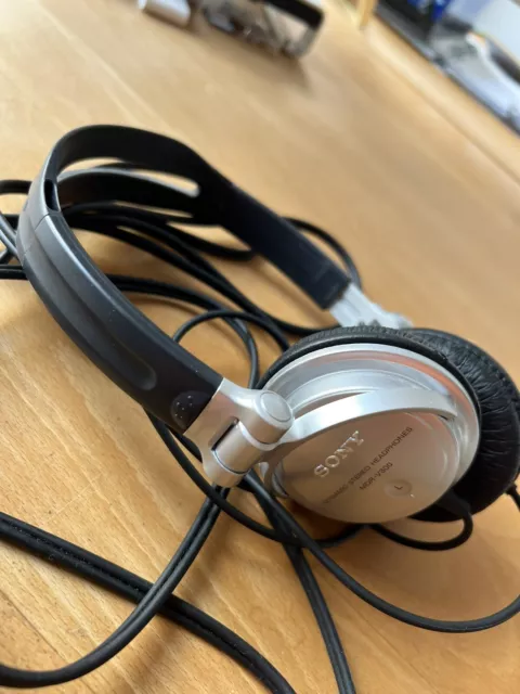 Sony MDR-V300 Dynamische Stereo Kopfhörer - Silber