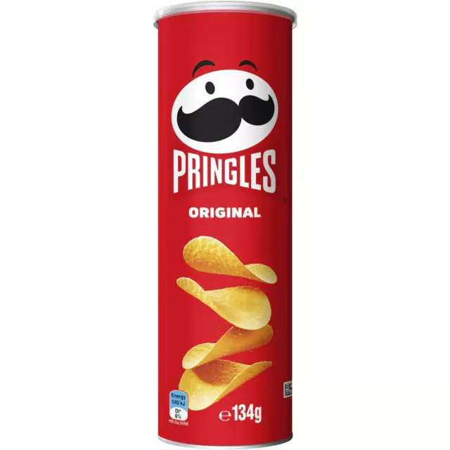 Pringles Original Salted Potato Chips Can 134g X 3 Cans