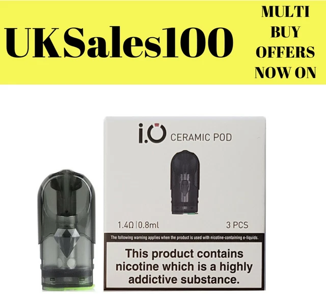 INNOKIN IO POD System eCig Vape Starter Kit Refillable 100% Authentic  310mAh 9.99 - PicClick UK
