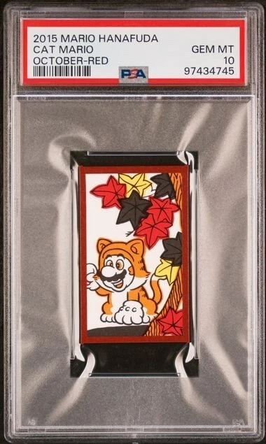 PSA10 マリオ花札 4月 10月 8連番セット mario hanafuda PSA10 マリオ花札 4月 10月 8連番セット mario hanafuda