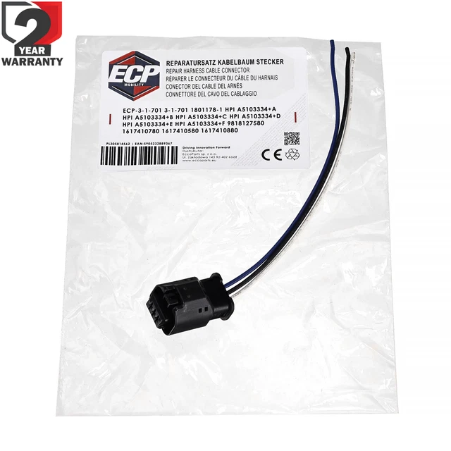 Clips Voiture Connecteur étanche 2 Broches PA847-02127 - Lot De 5 - Pour Injecteurs/ Capteurs Auto Cosse Batterie Renault - Foto 5