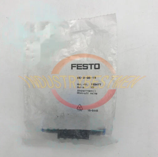 1PCS New FESTO HE-3-QS-10 153477 globe valve