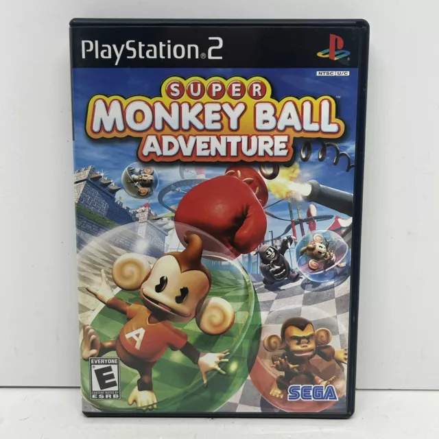 Super Monkey Ball Adventure Sony PlayStation 2, 2006 Complete with Manual
