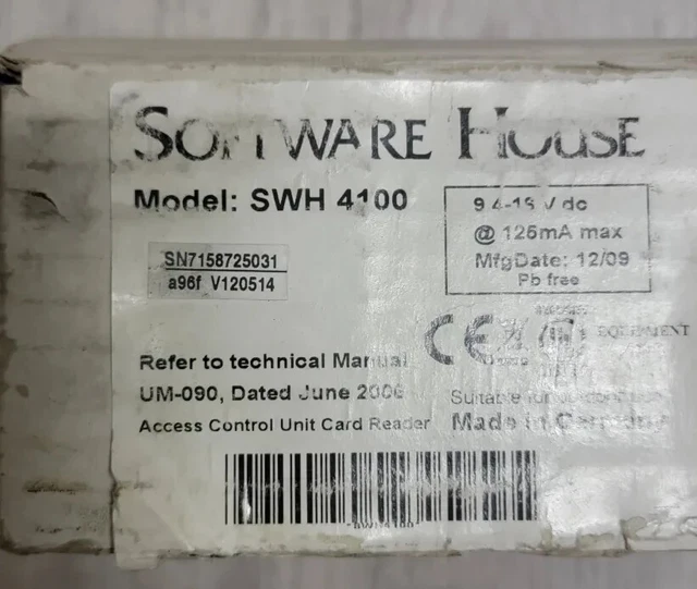 Contrôleur De Porte Software House ISTAR Ultra SE 16-Reader - Neuf En Boîte, Système Contrôle D'accès