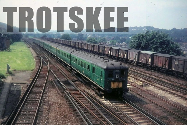 35MM SLIDE BR British Rail Electric EMU Class 401 2BIL 2924 1968 ...