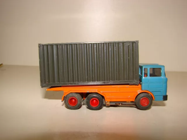 Faller AMS Camion avec container, Bon Etat 3