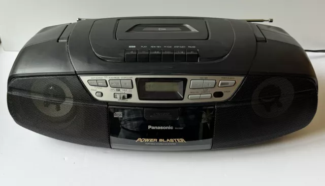 Panasonic RX-DS27 Radio Cassette CD Boombox Power Blaster Portable Stereo System