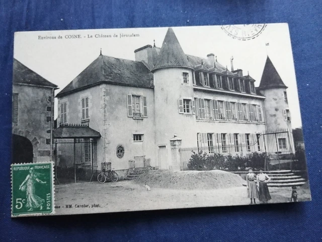 Magnifique carte début 1900 animée de Cosne-sur-Loire Nièvre 58