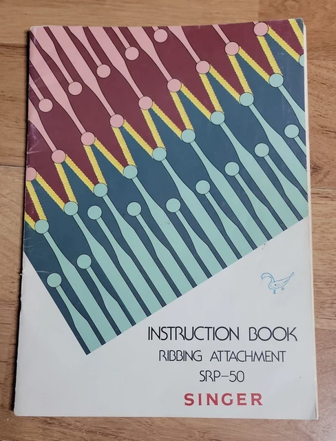 Libro de instrucciones de accesorio de costillas Singer SRP-50
