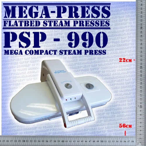 Mega Press Compact Steam Press Great Size  55CM