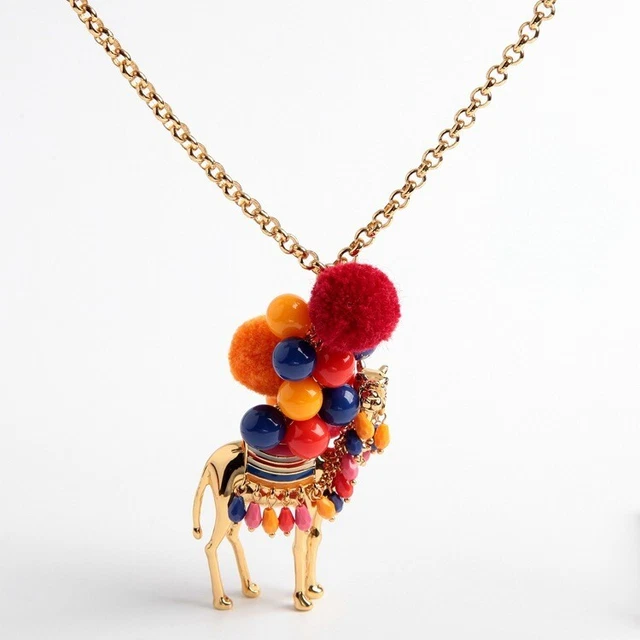 Kate Spade New York Spice Things Up Camel Pendant Necklace New With KS Dust Bag Kate Spade New York Spice Things Up Camel Pendant Necklace New With KS Dust Bag