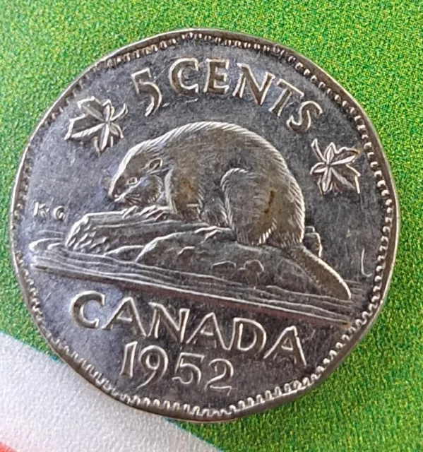 CANADA GEORGE VI 5 CENTS 1952 Monnaie