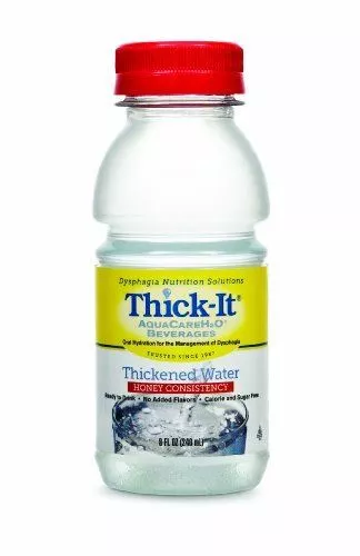 Thick-It Aquacare H2O Honey Consistency Thickened Water Beverage, 8 Ounce (Pack