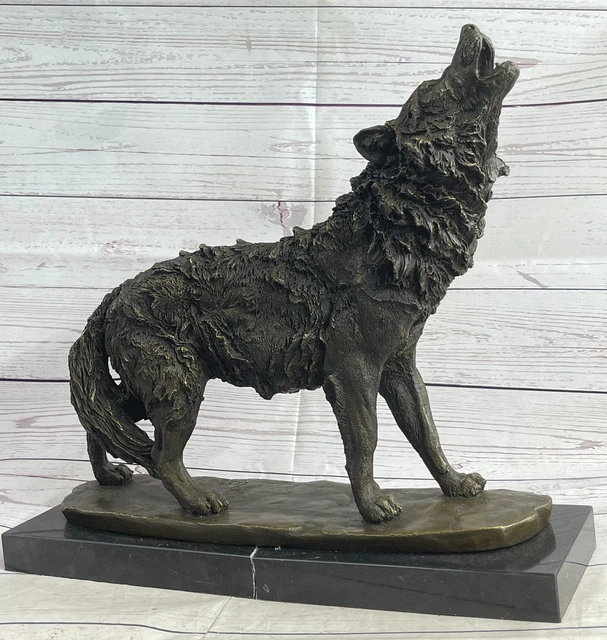 Figurine de loup en forêt / Forest Wolf Figurine· STL File for 3D