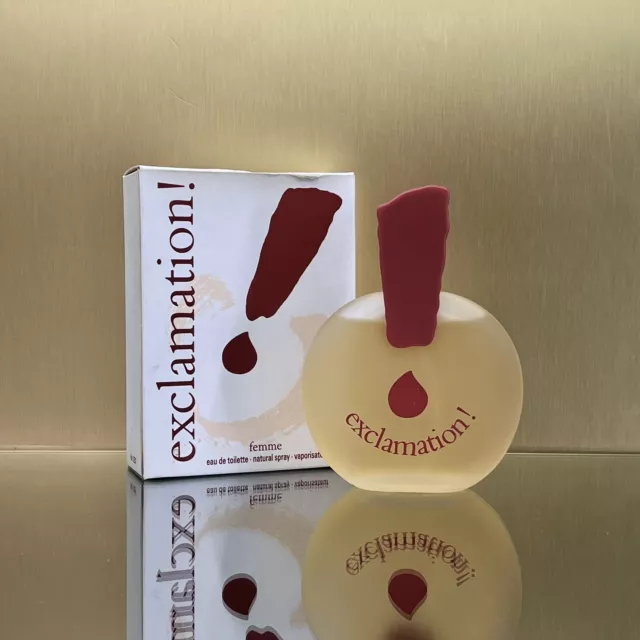 EXCLAMATION FEMME by COTY for Women 3.4oz-100ml EDT Spray RARE-VINTAGE (BB06