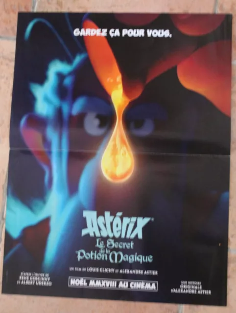 Asterix le secret de la potion magique  , affiche de cinéma 40 X 53