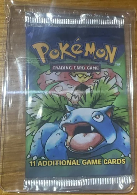 [SEALED] Base Set 4th UK Print - Venusaur  Booster Pack Pokemon Card [1999-2000