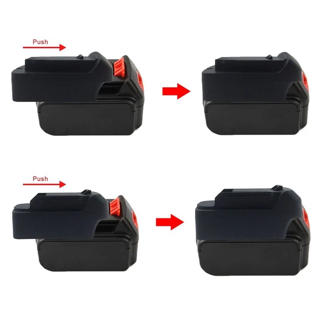 Adaptador Convertidor Batería Herramienta DCB184 DCB200 Antideslizante Suelto DCB201
