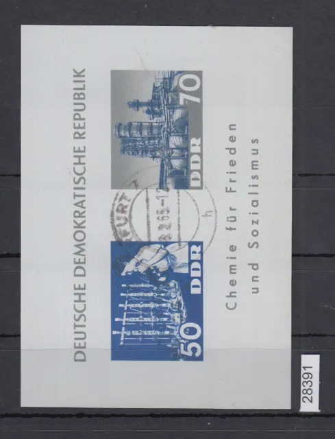 GDR 1963, Mich.-No.: block 18 stamped needs