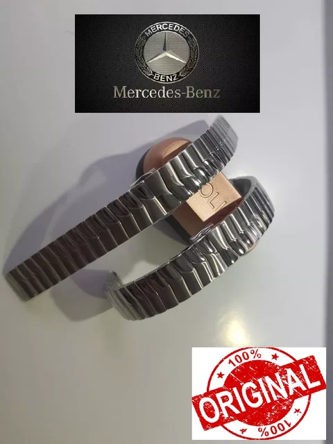 Bracelet De Montre FEMME Mercedes-Benz En Acier Inoxydable - Modèle Large INOX - Neuve Avec étiquettes