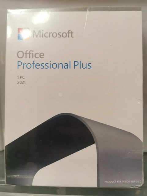 MS OFFICE PROFESSIONAL plus 2021 confezione codici Product Key ...