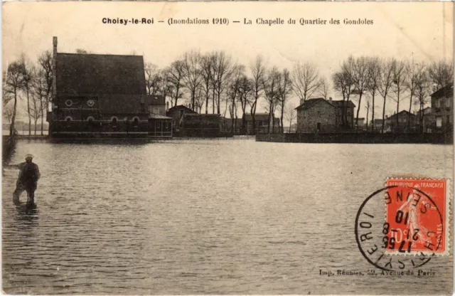 CPA AK Choisy le Roi La Chapelle du Quartier des Gondoles FRANCE (1282547)