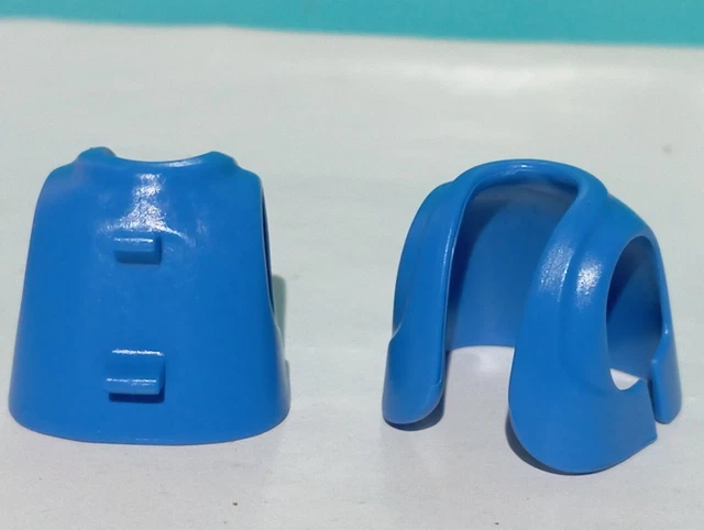 2 Cols Bleus Pour Dames Médiévales Playmobil - Pièces Détachées Réf. 3666 - Occasion