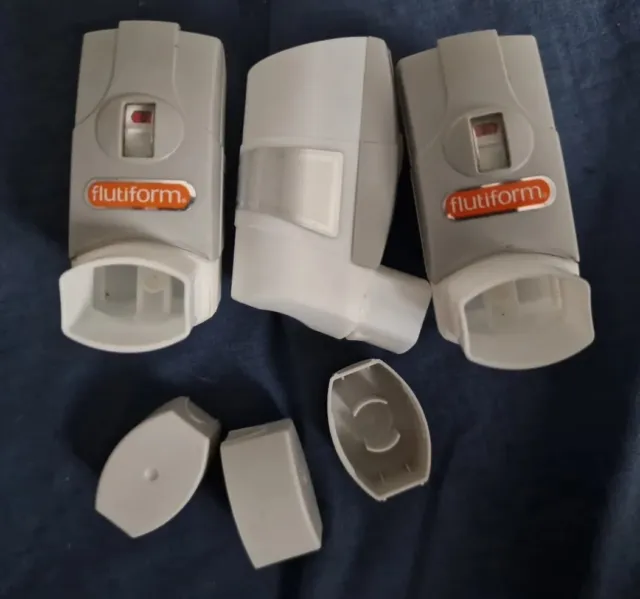 3 x Inhalator Kunststoff Asthma Halter nur