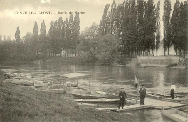 cpa JOINVILLE LE PONT bords de marne