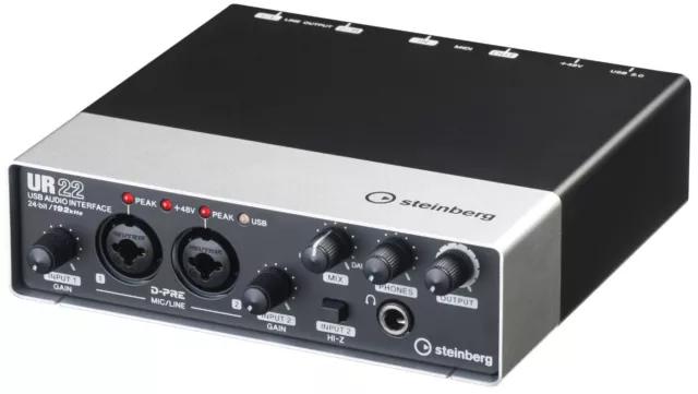 R22 Audio Interface STEINBERG USB 24bit / 192 KHz USB Audio Interface. Good stat