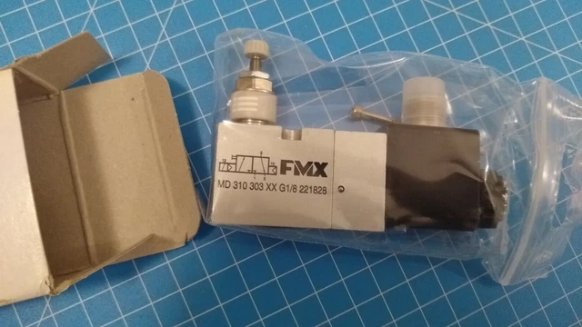 FMX MD 310 303 XX G1/8 221828 3/2 vie valvola pilota 224972 V2121-010682 nuova + imballo originale