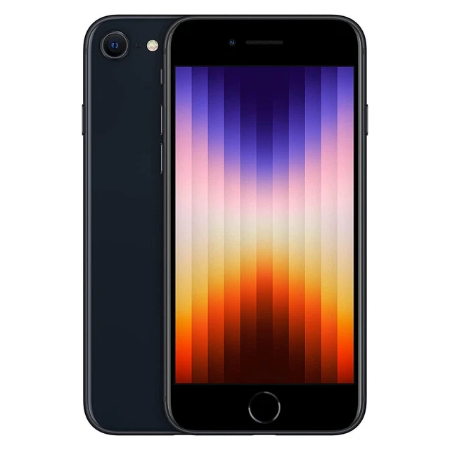 APPLE IPHONE SE 2022 3rd Génération Noir 64 GB débloqué Utilisé EUR 221