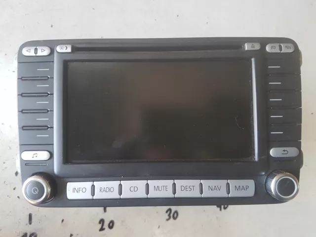 VW EOS 06-10r PASSAT B6 GOLF 5 6 NAVIGATIONSRADIO (au-20 27331)