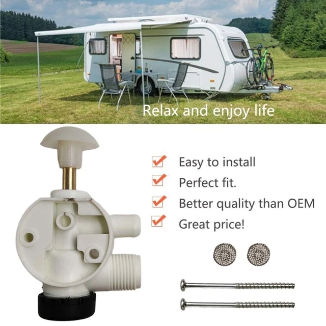 385314349 TOILET REPAIR RVs Water Valves Assembly Campers Trailer