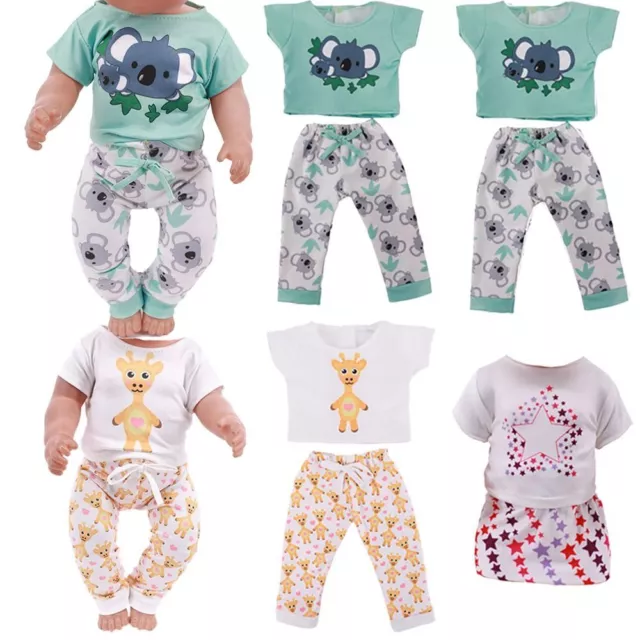 Game Playing House Dolls Clothes Shirt Pants Mini Home Wear Doll Pajamas