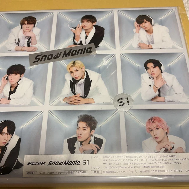 CD MODEL NUMBER SNOW MAN SNOW MANIA S1 First Edition B Avex 