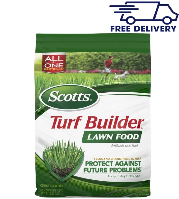 Scotts Turf Builder Lawn Food Northern 12.5 lbs., Covers 5,000 sq. ft.