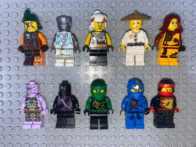 10 Lego Figuren Und Manschen Lego Ninjago