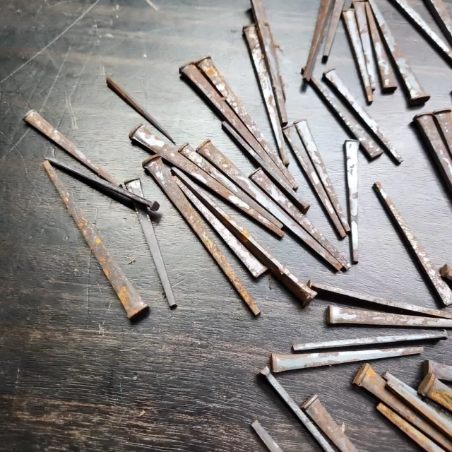 Vintage Square cut nails 3 1/2 " & 2 1/2 & Others Mixed Lot 3