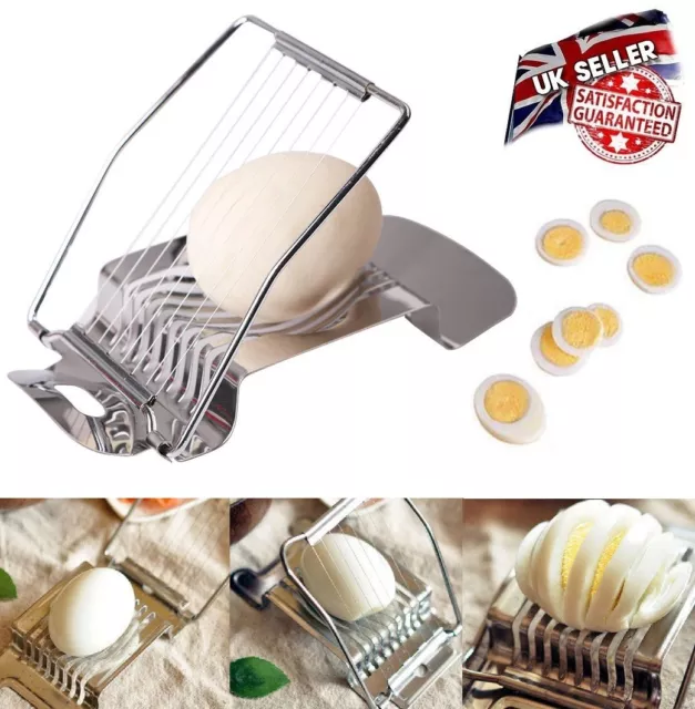 Tala Egg Slicer Cutter Boiled eggs Mushroom Salad Lunch Kitchen Stainless Steel