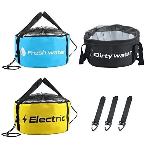 RV HOSES STORAGE Upgraded Double Layer 600D Oxford Cloth Waterproof RV