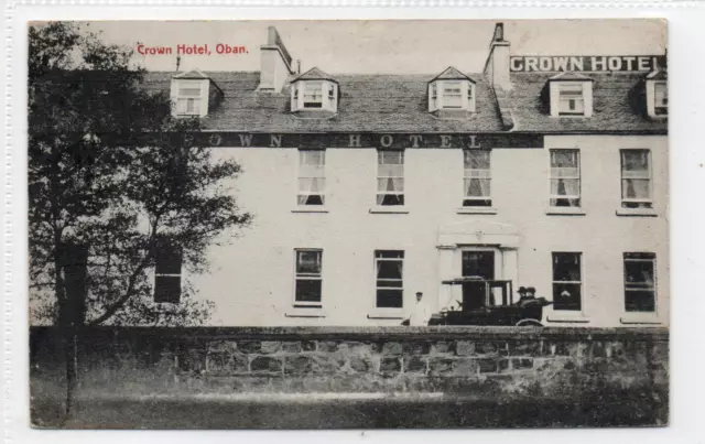 CROWN HOTEL, OBAN: Argyll postcard (C74796)