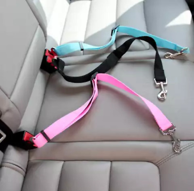Cinturón de seguridad para perros y gatos, arnés ajustable para cinturón de segu