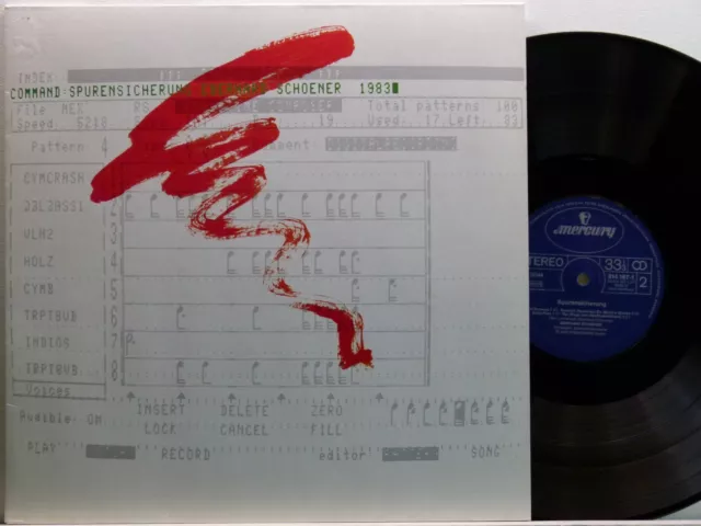 Eberhard Schoener -Spurensicherung  Insert  D-1983  Mercury 814 167-1