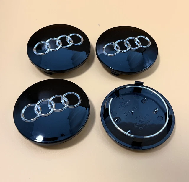 Satz Nabendeckel 68mm  4stk für AUDI Radzierdeckel Nabenbkappen Felgendeckel