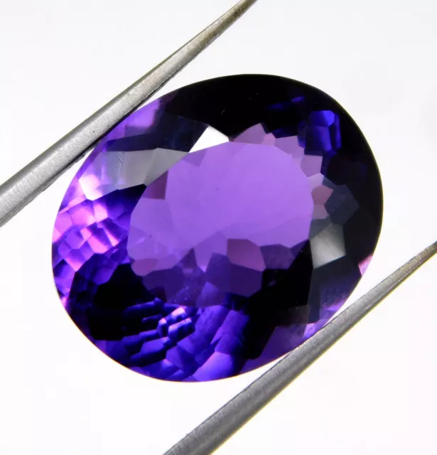 9.45 CT Naturel Améthyste Violet Coupe Ovale Igl Certifié Haut Qualité Gemme