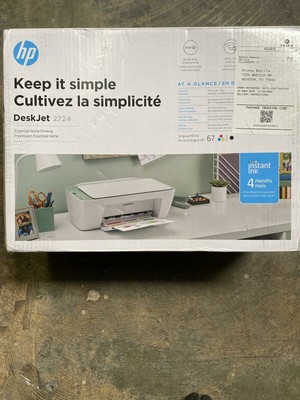 Hp Deskjet 2724 Wireless Inkjet All In One Color Printer FOR SALE! - PicClick