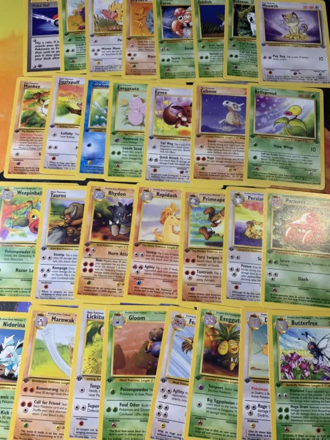 Pokemon Jungle Set 1st Edition Choose Your Card! 1999 Vintage WoTC -  NM/LP