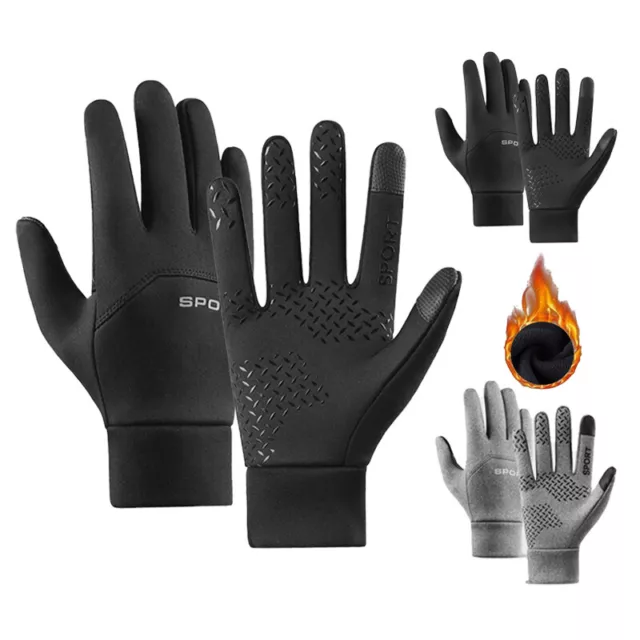 Winter Thermal Gloves Ski Gloves Warm Liner Touch Screen for Cycling Running