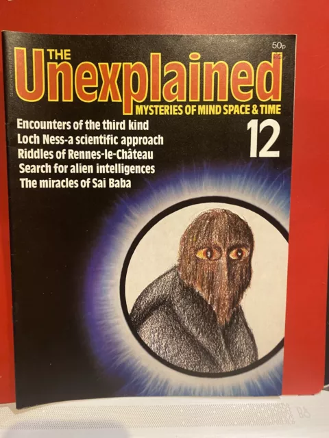 The Unexplained Magazine Volume  12 Orbis 1980's Vintage Paranormal Supernatural